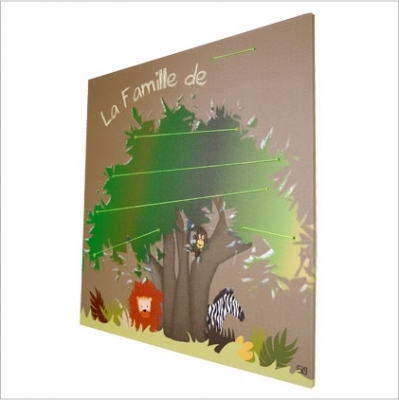 FaireP BAPTEME GARCON arbre  Lili Pouce : stickers, appliques, frises,  tapis, luminaires, lampes, suspensions enfant