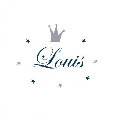 Sticker prénom prince Louis  Lili Pouce : stickers, appliques