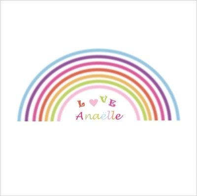 Decoration Arc En Ciel Lili Pouce Stickers Tapis Luminaires Personnalises