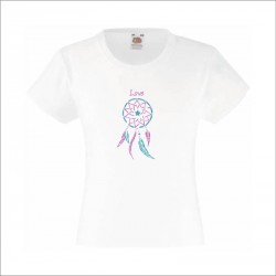 tee shirt attrape rêve mauve turquoise | Lili Pouce ...